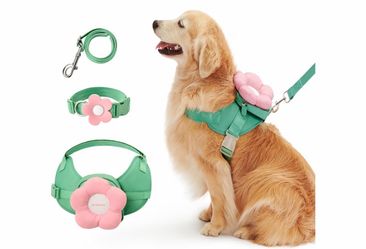 XS: Dog Harness, Leash and Collar Set, No Pull Vest Harness