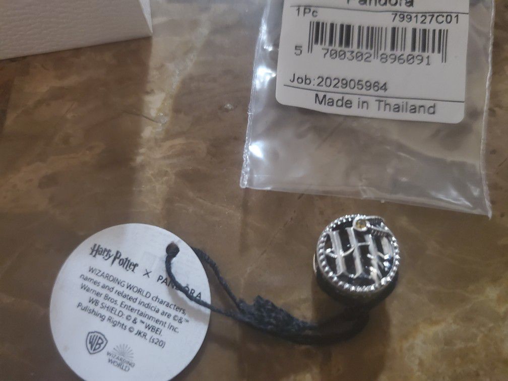 Pandora Harry Potter Logo Charm (New)