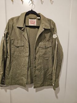 LEVIS FLORAL MILITARY SHIRT JACKET