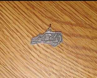 Vintage Sterling Silver Charm Bracelet North Carolina Charm 