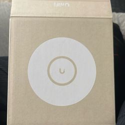 Ubiquity U6+ AP WiFi6. Can Support Up To 300 Connections To Your WiFi 