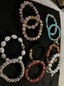 10 Beaded Bracelets 