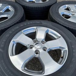 18” JEEP COMMANDER WRANGLER DODGE DURANGO WE FINANCE RIMS WHEELS TIRES SET GRAND CHEROKEE
