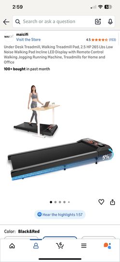 Like New Desk Treadmill With Box