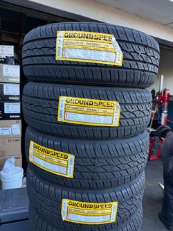 225/65r17 Ground speed tires nuevas con 50,000 millas de garantía las 4