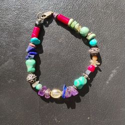 Gemstone Bead Bracelet 