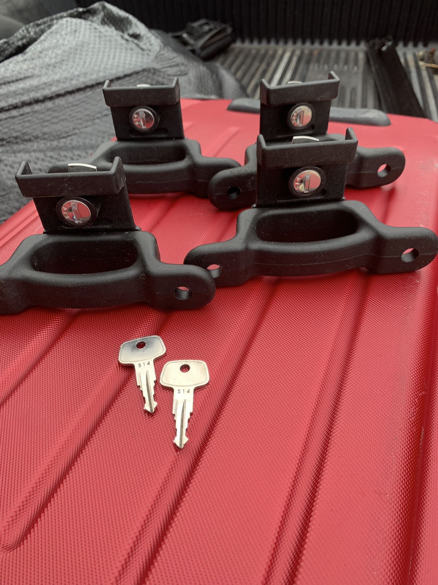 F150 locking bed tie down brackets