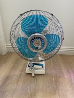 Vintage Tatung 3 Speed Oscillating Fan