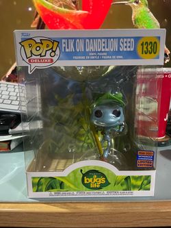 Funko Pop! Deluxe Disney Pixar A Bug’s Life Flik on Dandelion Seed #1330 WonderCon Exclusive