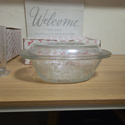 Crystal Casserole Dish With Lid 