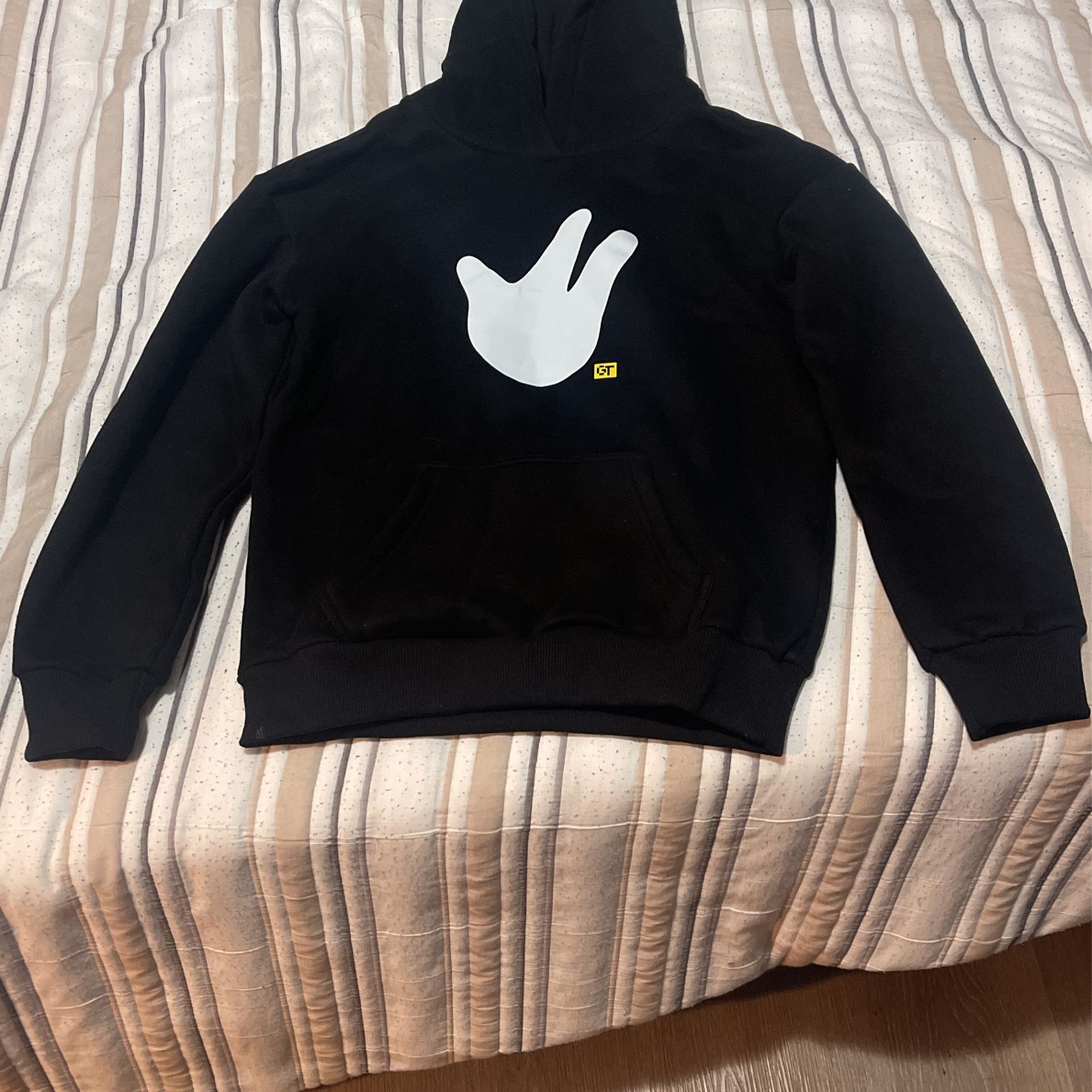 Monkey Paw Hoodie - Black Size Youth Large