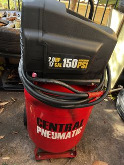 Central Pneumatic Air Compressor 17gal