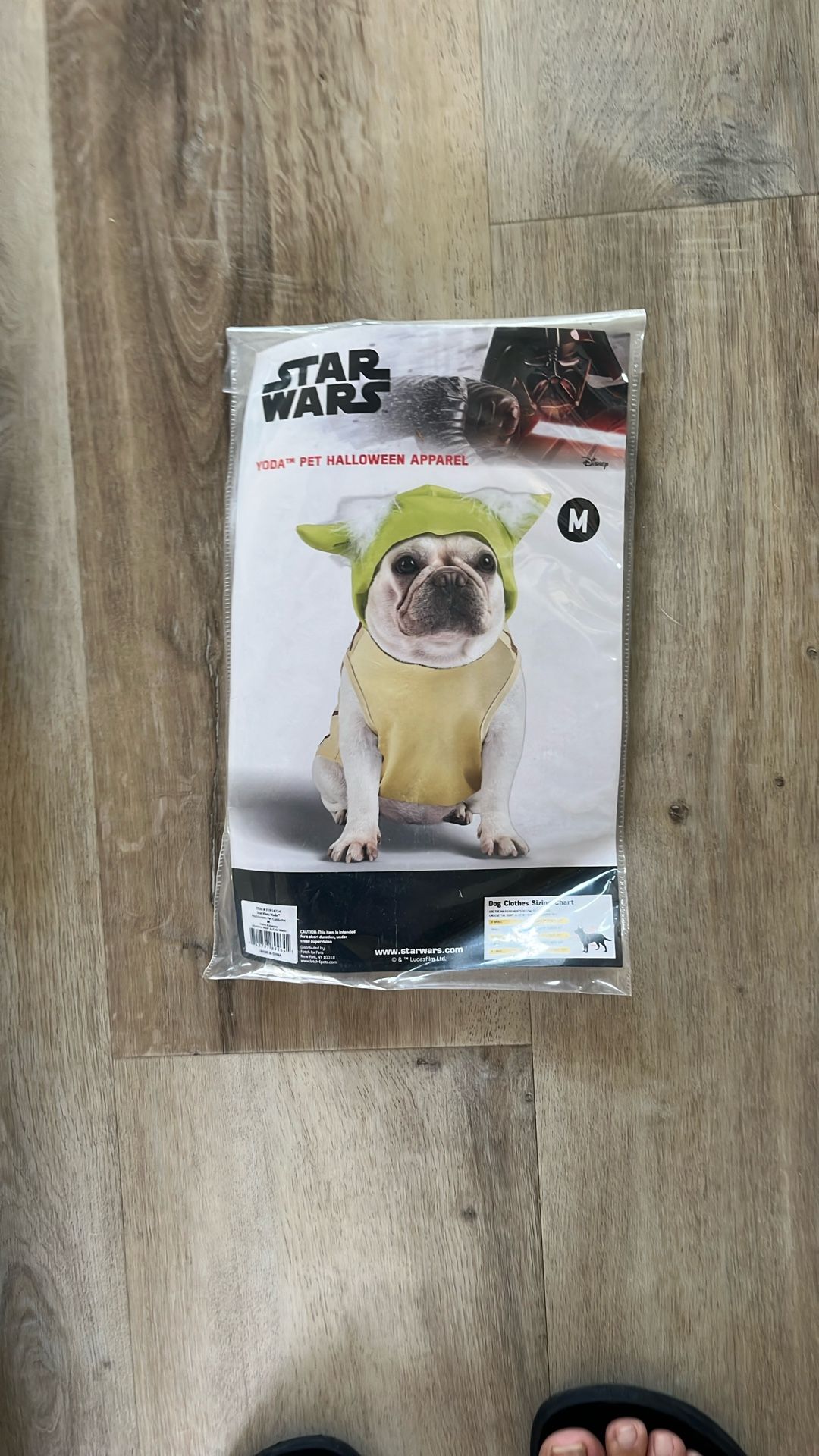 Halloween Dog Star Wars Yoda Costume