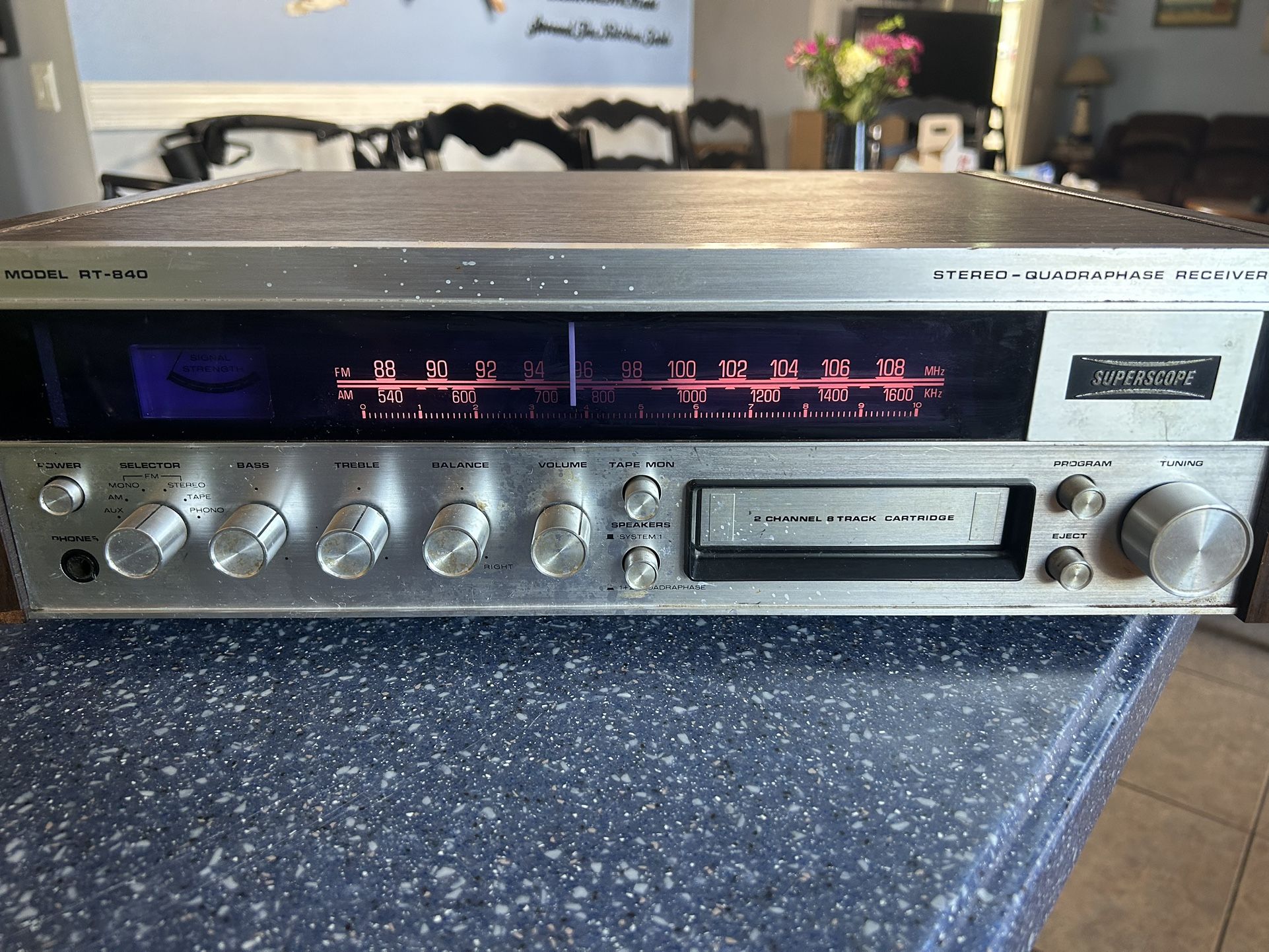 Vintage Quadraphase Receiver 