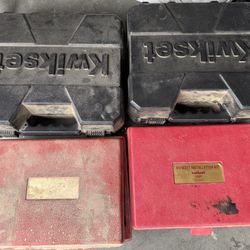 Door lock Mortise sets. Kwickset brand all 4 sets 