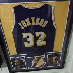 Magic Johnson Signed Los Angeles Lakers Jersey With Authenticity 