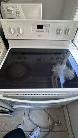 Whirlpool Electric Range Glass Cooktop