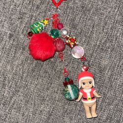 Santa Angel Keychain