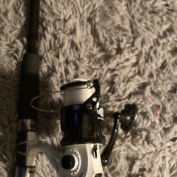 Saltwater, Fishing Pole And Grill