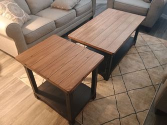 Refinished Coffee & End Table set