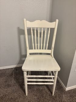 White Wooden Chair