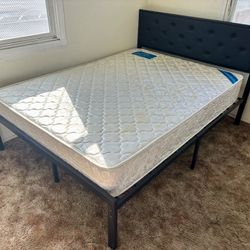 Full Bed Frame With Mattress