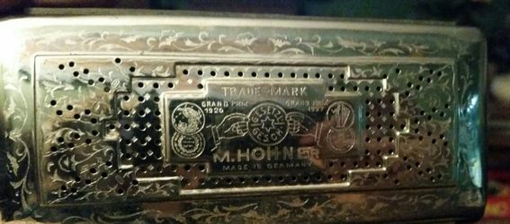 Antique...The Echo Harp by M Hohner ..Grand Prix...Germany..