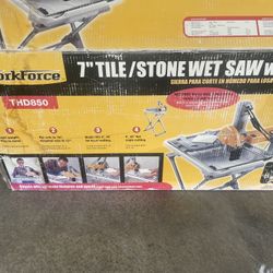 Workforce Tile And Stone Wet Saw With Stand