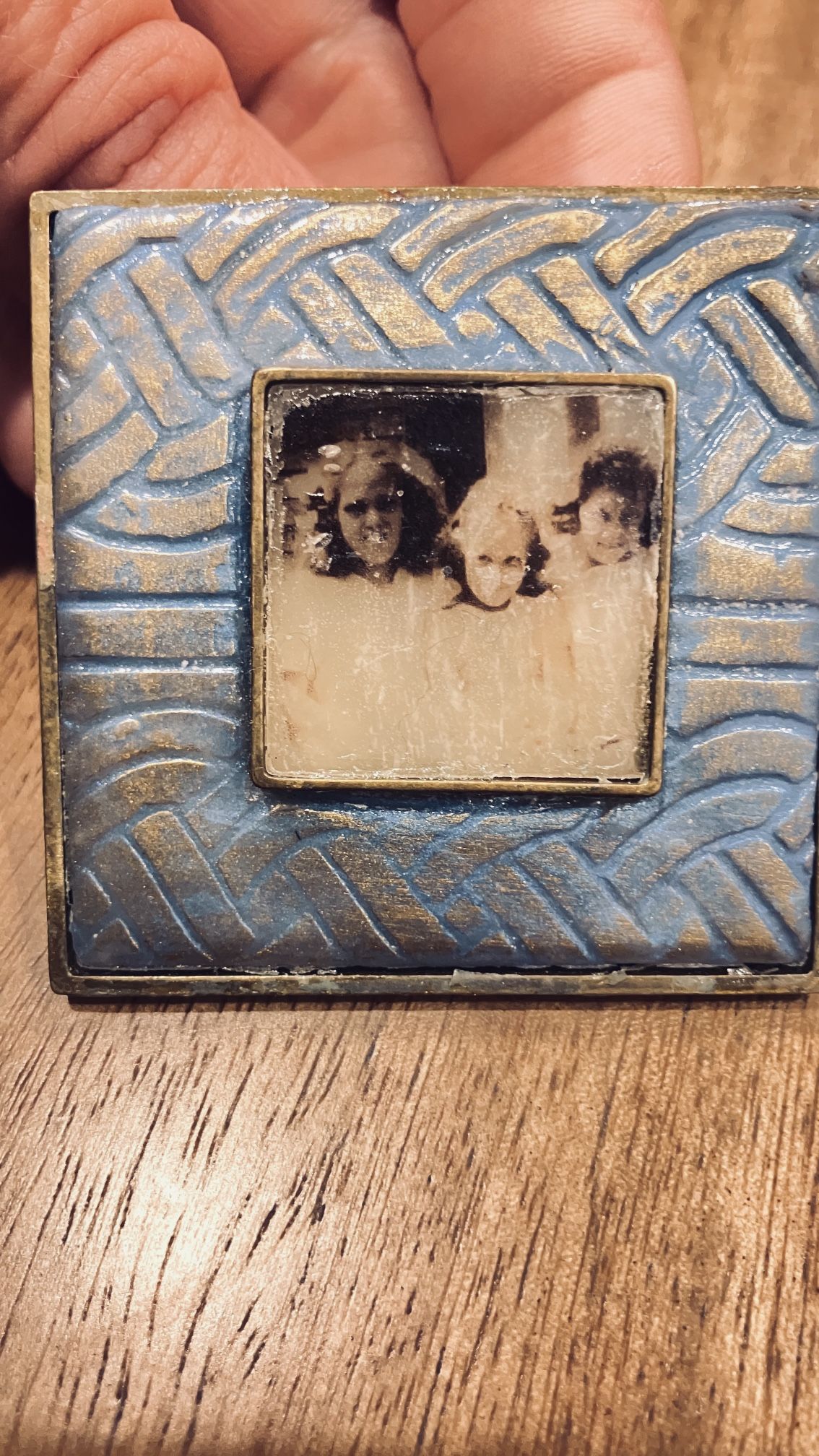 Vintage photo Brooch