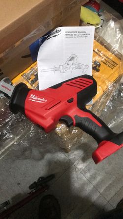 18v Milwaukee hackzall only tool