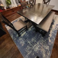 Wood Table 4 Table 1 Bench