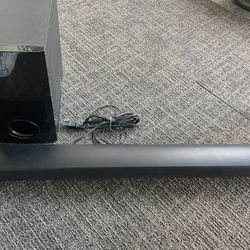 LG Sound Bar W/subwoofer And Remote
