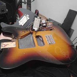 Fender telecaster loaded body