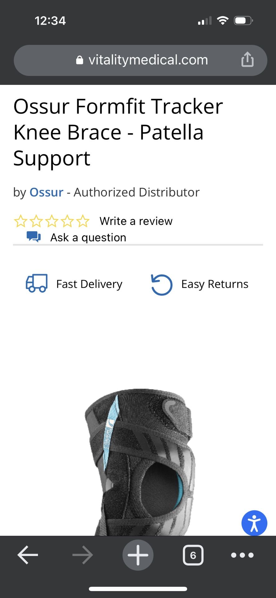 Issue Formfit Tracker Knee brace Patella Support