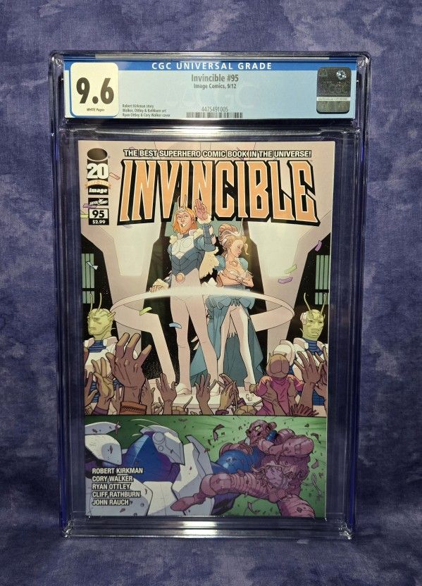 Invincible #95, 2012 • CGC 9.6 WP • Low Print Run