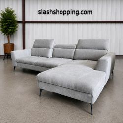 Modern Fabric Adjustable Sectional Sofa L shape w/ Chaise