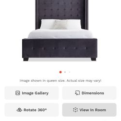 King Bed Frame 2 Side Tables 