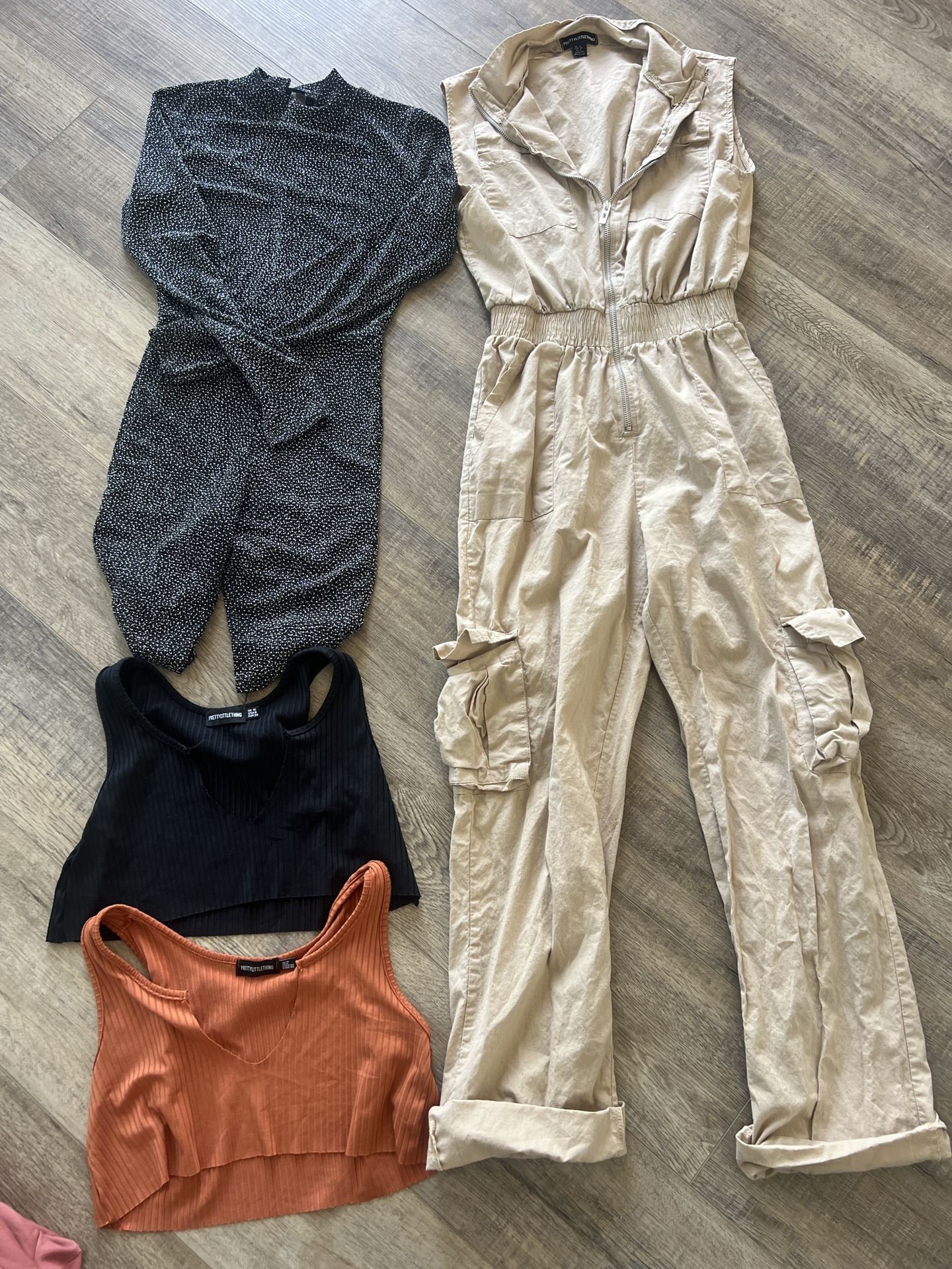 PrettyLittleThing Brands - 2 Tops, bodysuit, jumpsuit