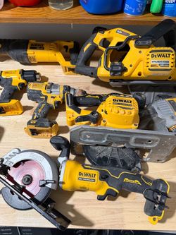Various Dewalt tools