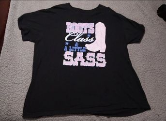 Boots Class & A Little Sass XXL Life style classics Tshirt Top