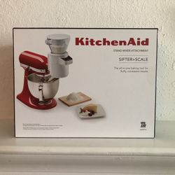 Kitchen Aid Sifter + Scale Stand Mixer Attachment