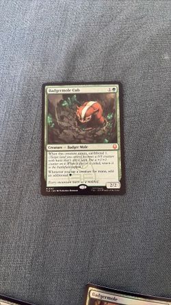 Magic The Gathering Badgermole Cub Avatar The Last Airbender
