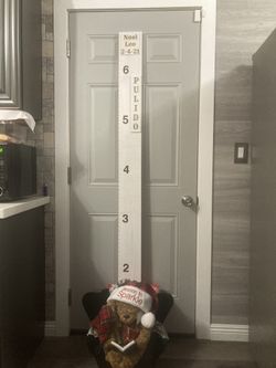 Ruler Growth Chart Wood