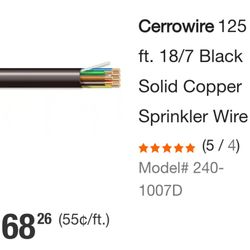 Sprinkler wire 120 Ft
