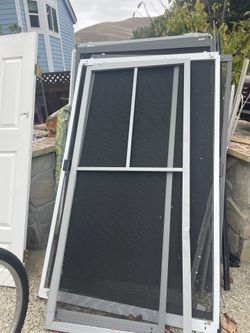 screen doors, different sizes 