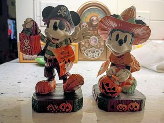 Mickey and Minnie Mouse Halloween Collectibles