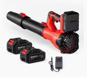 40V Leaf Blower Cordless with Batteries and Chargers, Electric Leaf Blower, Handheld Battery Blower for Lawn Care, Dust and Debris