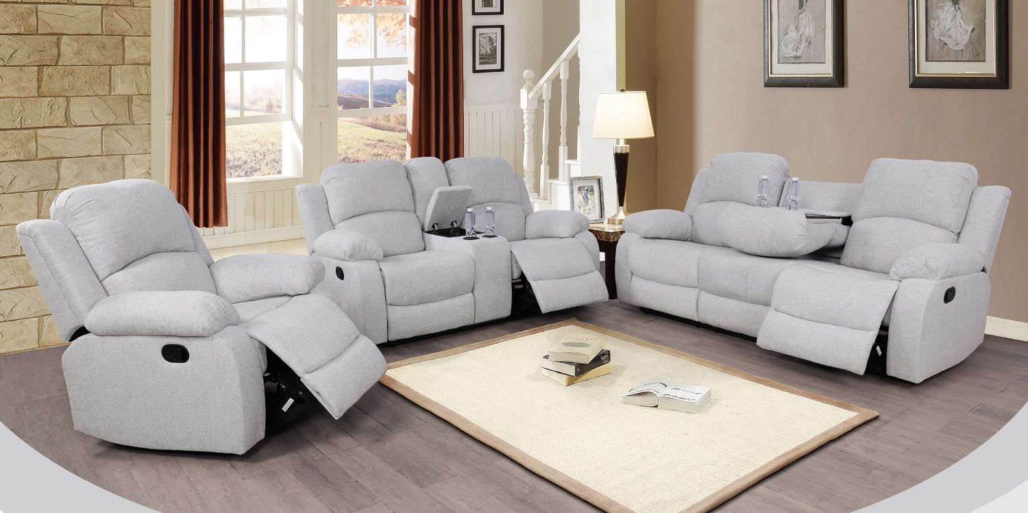💥FREE DELIVERY💥Brand New POWER, LED, USB  3PC Reclining Sofa Loveseat Chair Set 