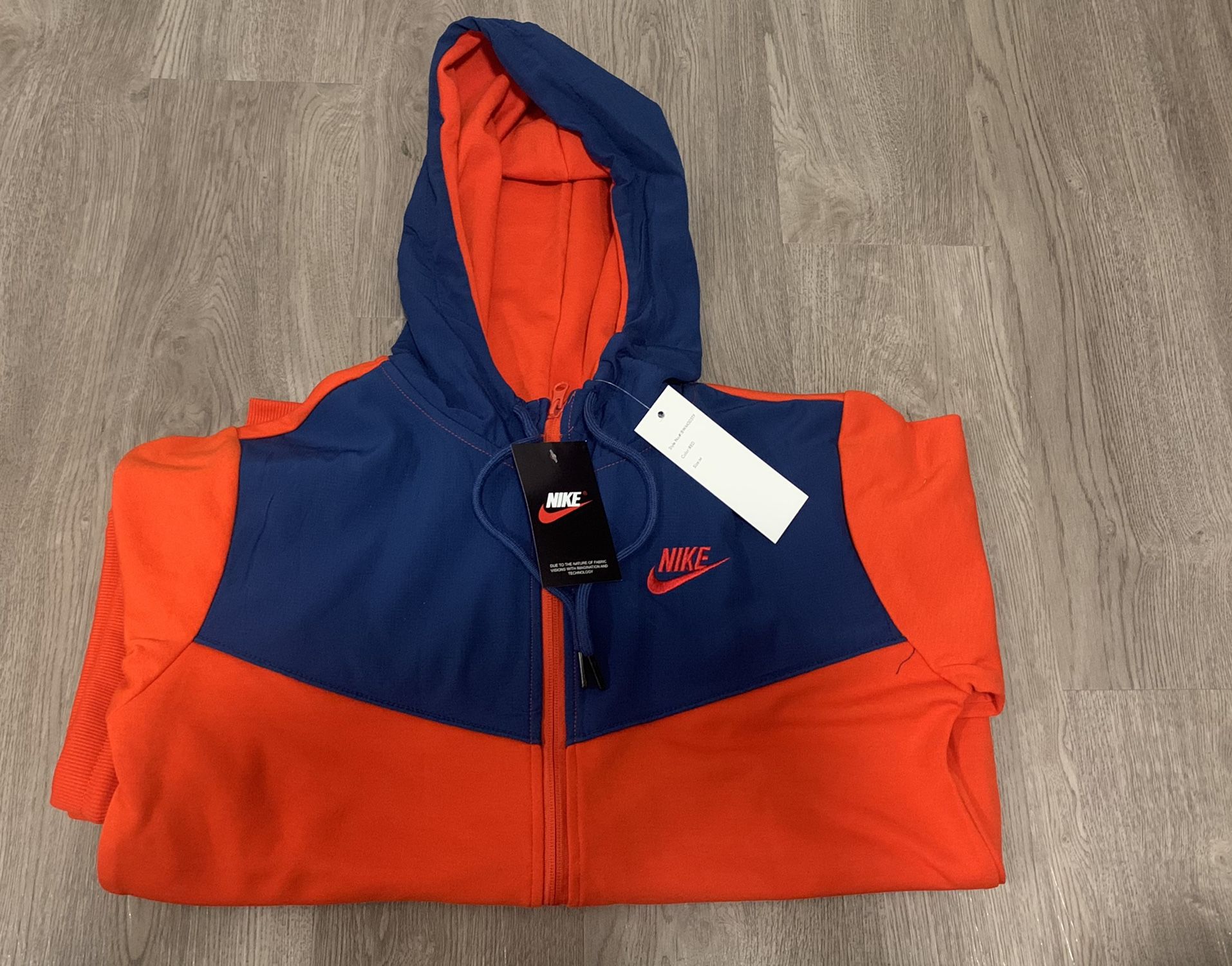 Red/blue Toned Tech Fleece Sweatsuit