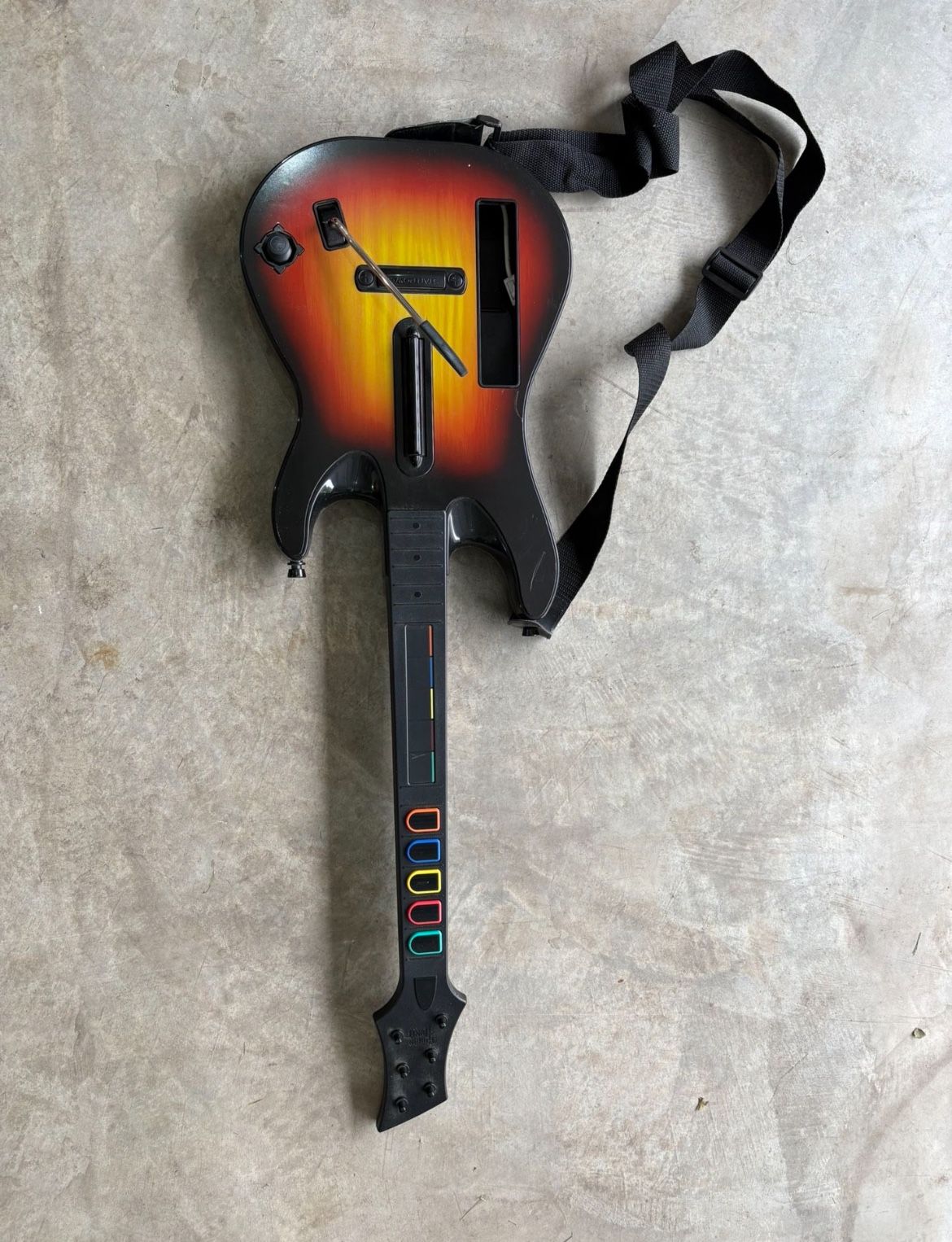 Two Wii Guitars And Dance Pad